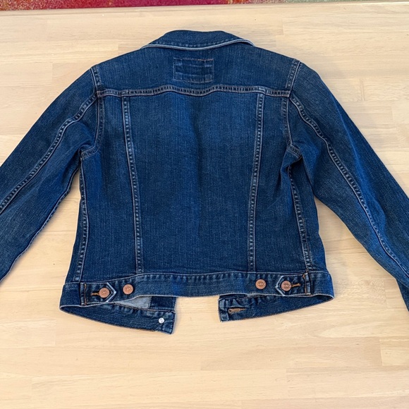 Loft XXSP Fitted Denim Jacket with Copper Buttons, excellent condition - Picture 8 of 10